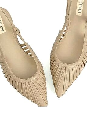 MODATOPE Slingback Pointed Toe Flats